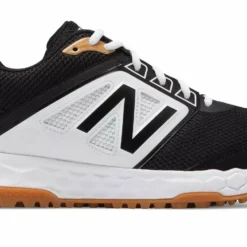 New Balance 3000v4 Fresh Foam Turf Baseball Shoe - Black White