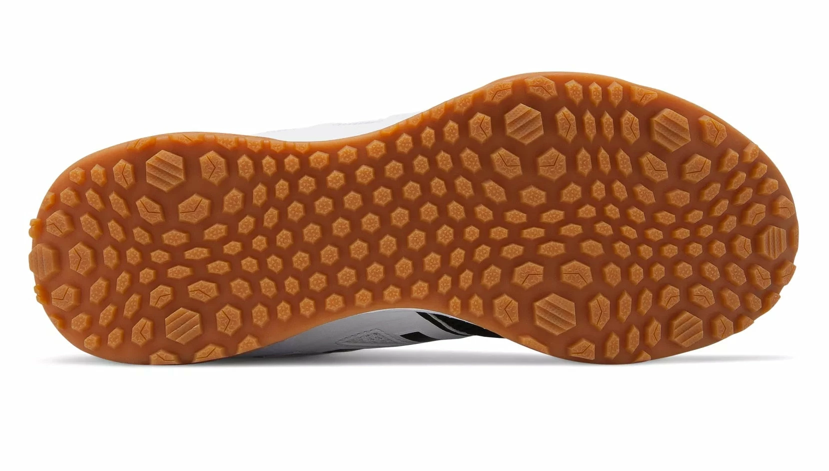 New Balance 3000v4 Fresh Foam Turf Baseball Shoe - Black White - Image 3