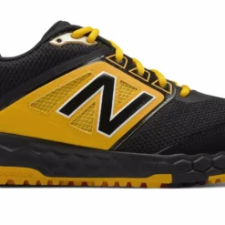 New Balance 3000v4 Fresh Foam Turf Baseball Shoe - Black Yellow