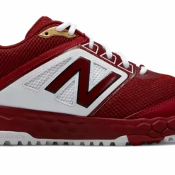 New Balance 3000v4 Fresh Foam Turf Baseball Shoe - Maroon White