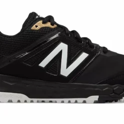New Balance 3000v5 Fresh Foam Turf Baseball Shoe - Black White