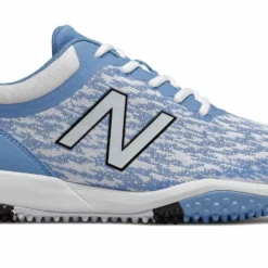 New Balance T4040v5 Turf Synthetic Mesh Shoes - Columbia Blue White