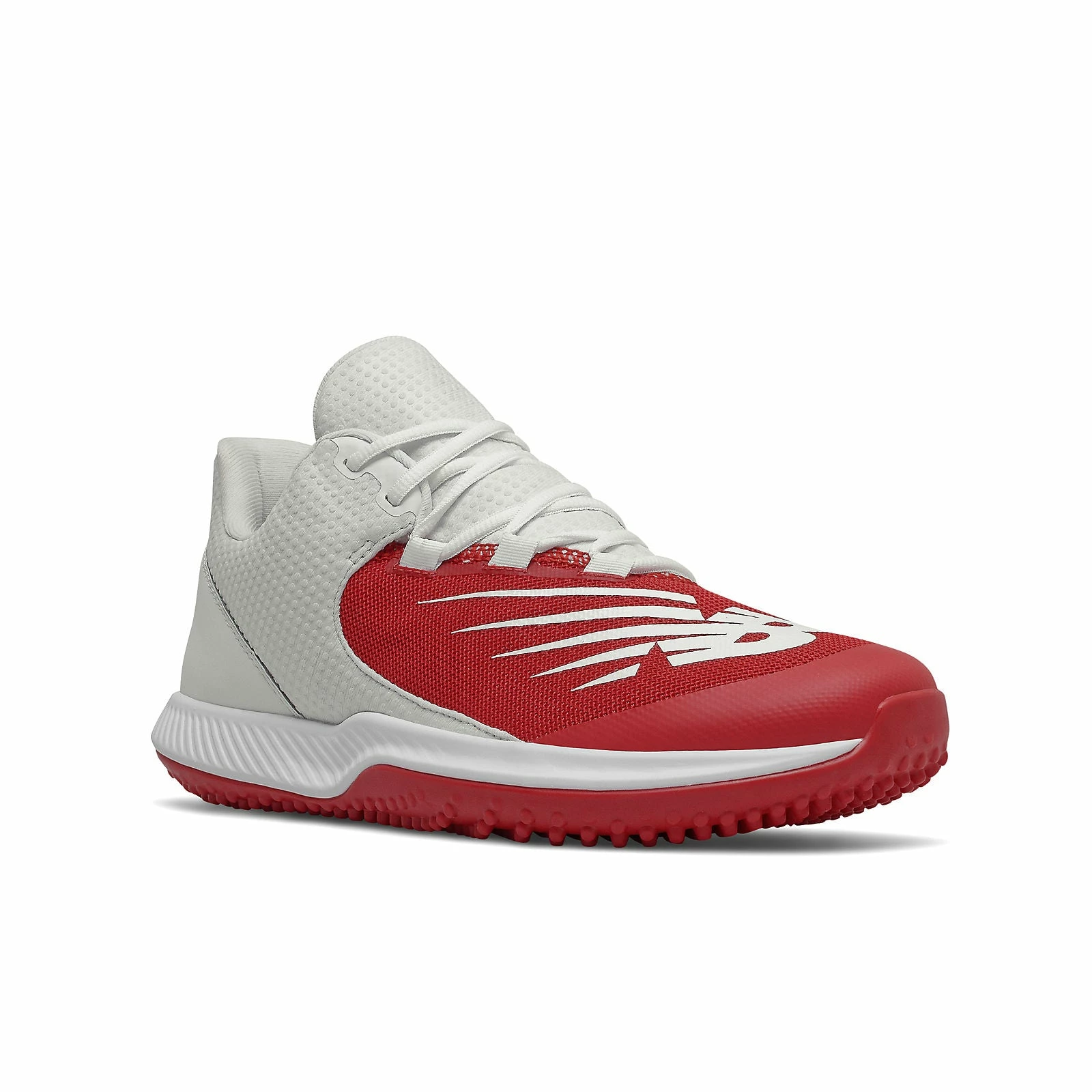 New Balance FuelCell T4040v6 Turf Synthetic Mesh Shoes - Team Red White - Image 2