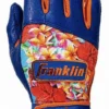 Franklin Francisco Lindor Pro Classic Batting Gloves Floral - Navy Orange