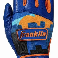 Franklin Francisco Lindor Pro Classic Batting Gloves Apple - Navy Orange