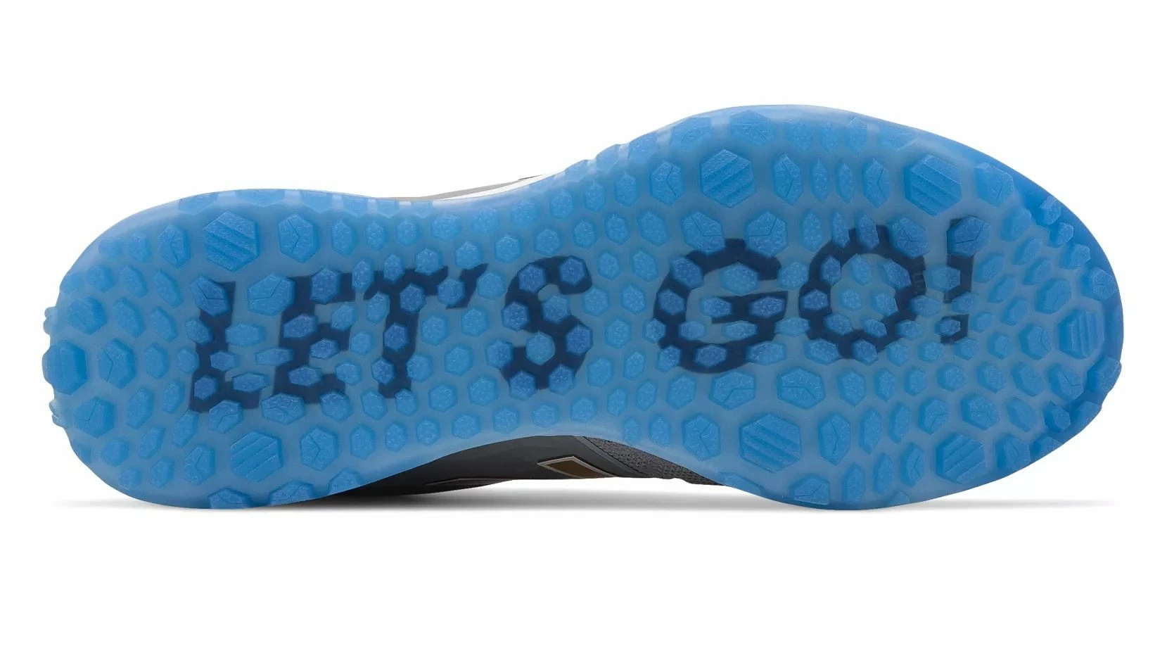 New Balance Men's TS3000v4 Lets Go - Vamonos! Playoff Turf Baseball Shoe - Silver White - Image 3