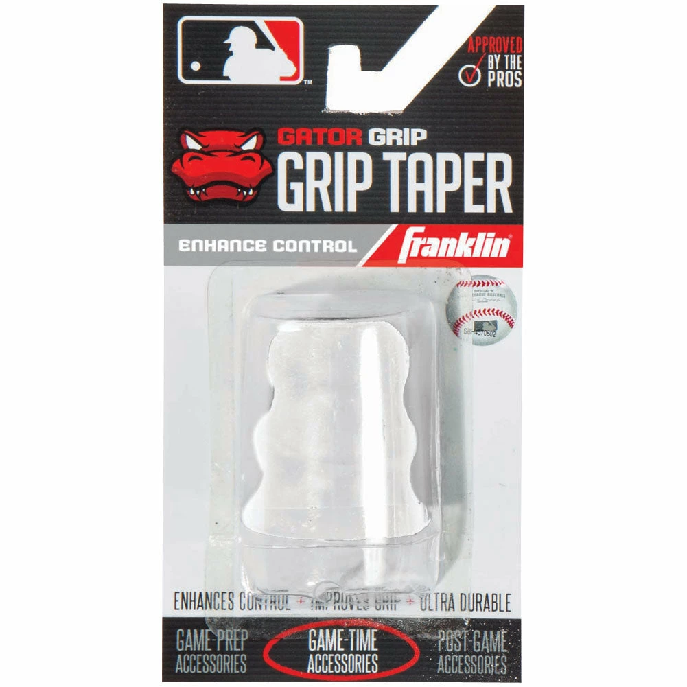 Franklin Sports MLB Gator Grip Taper - White
